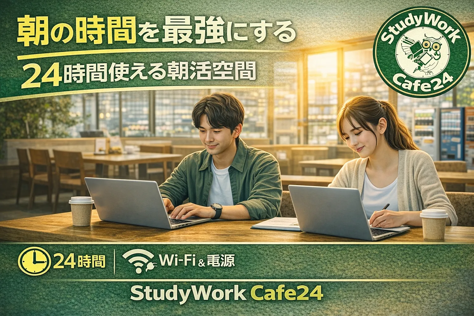 朝の時間を最強にする。高田馬場・西早稲田で朝活できるStudyWork Cafe24